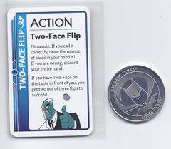 Batman Fluxx: DC Two-Face promo card + coin